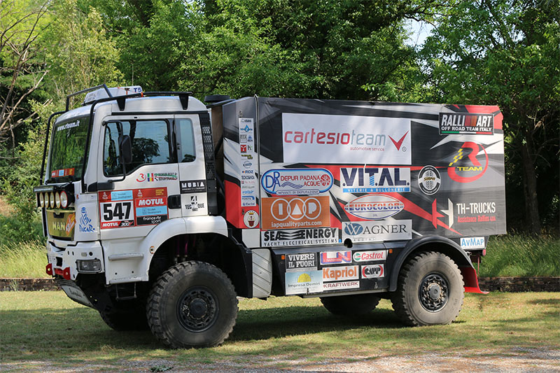 camion parigi dakar cartesio team